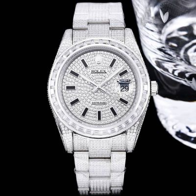 GB Factory Rolex Oyster Perpetual Datejust Replica Diamonds 41mm watch